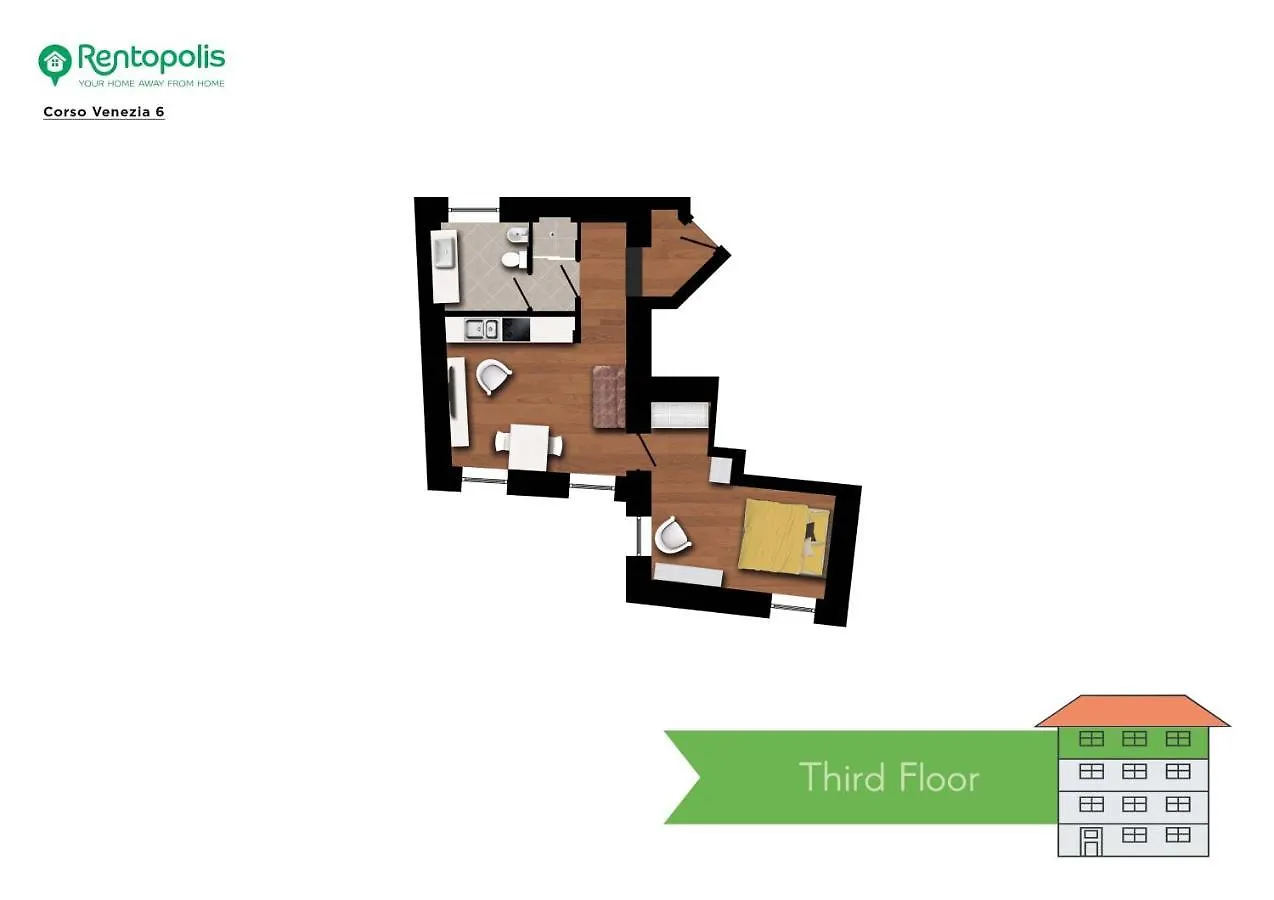 شقة Chic 1Bdr With Shared Terrace Steps From Duomo By Rentopolis ميلان
